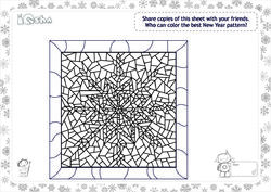 новогодние раскраски для детей